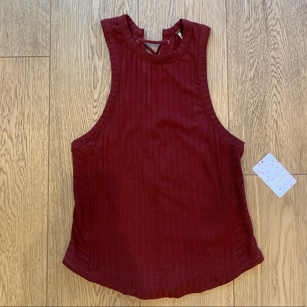 Free People Cowboy Lace Up Tank